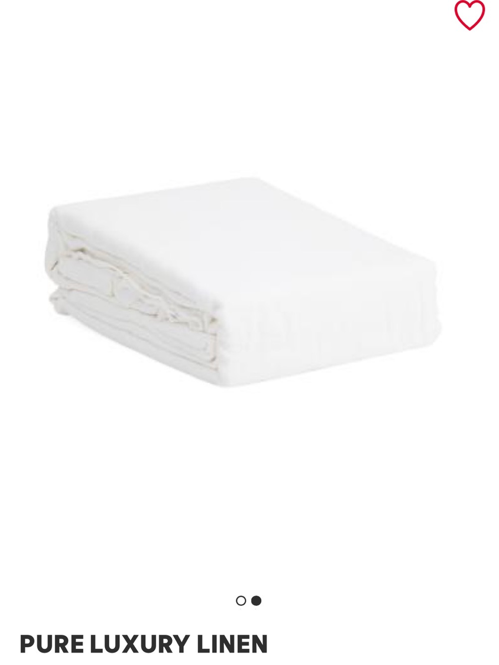 Pure Luxury Linen White Linen Sheet Set